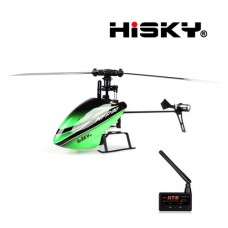 Hisky HFP80 V2 4CH Flybarless RC Helicopter 6 Axis Gyro With HT8 Radio Adapter
